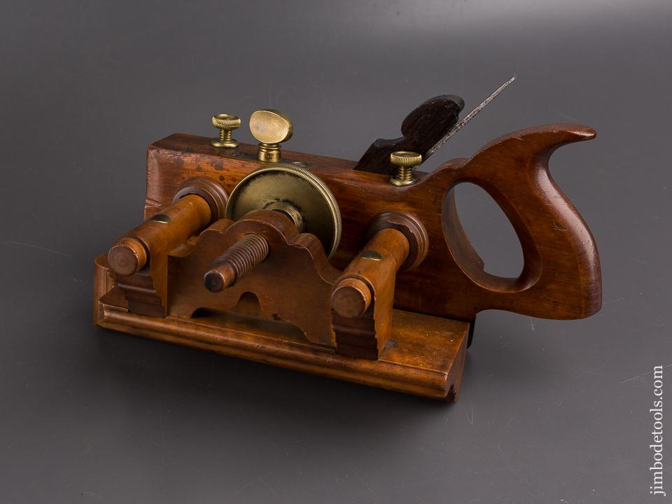 Magnificent! SANDUSKY TOOL CO No. 140 Center Wheel Plow Plane in Rosewood! - 86031U