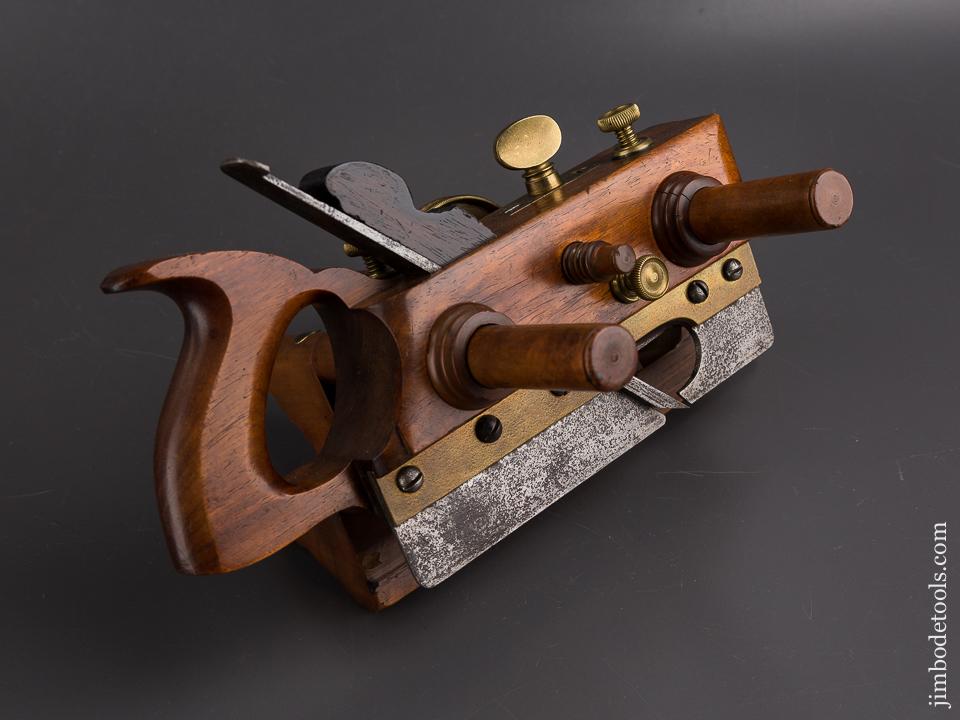 Magnificent! SANDUSKY TOOL CO No. 140 Center Wheel Plow Plane in Rosewood! - 86031U