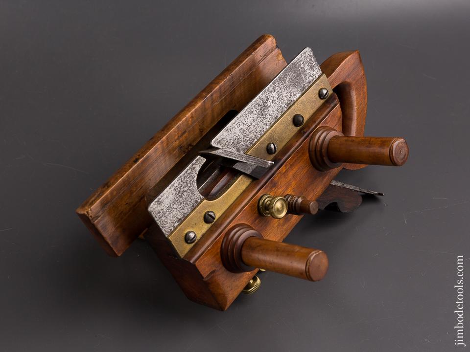 Magnificent! SANDUSKY TOOL CO No. 140 Center Wheel Plow Plane in Rosewood! - 86031U