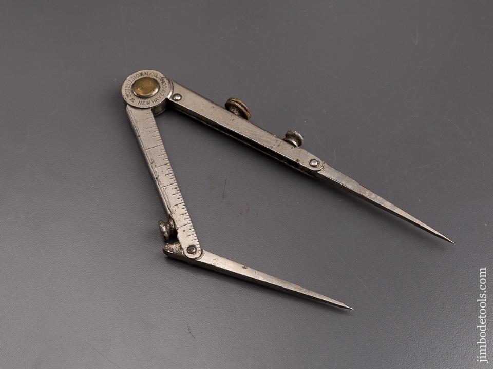 Rare! Eight inch BERNARD Patent July 19, 1892 Folding Dividers by SCHOLLHORN - 86035