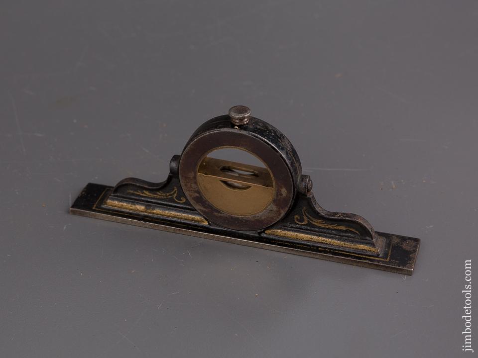 Extra Fine DAVIS Six inch Mantle Level with Much of its Gold Paint! - 86037