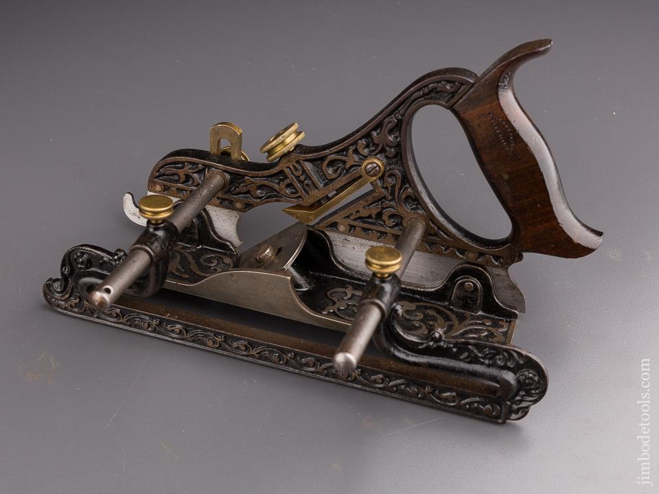 STANLEY MILLER's Patent No. 41 Combination Plane with Filletster Bed & Wraparound Fence NEAR MINT! - 86050
