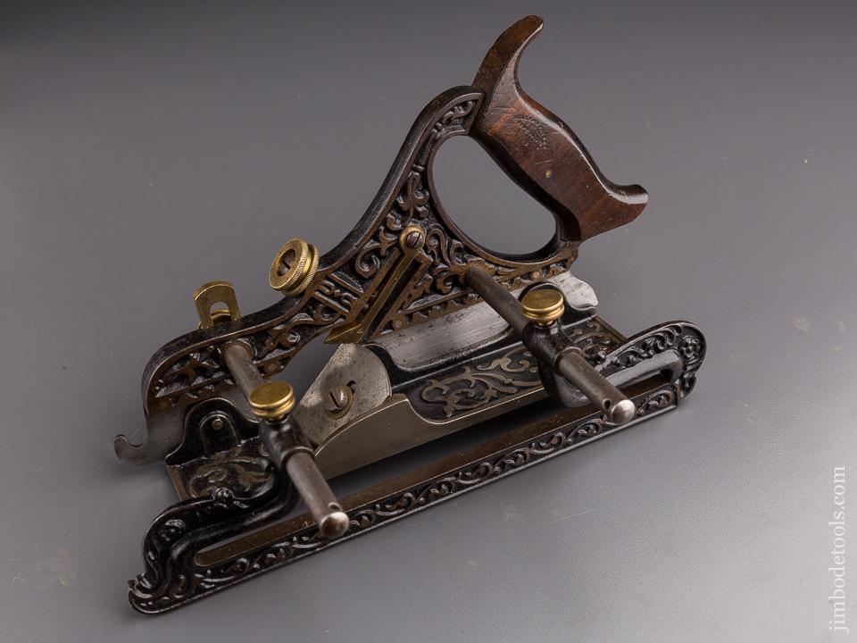 STANLEY MILLER's Patent No. 41 Combination Plane with Filletster Bed & Wraparound Fence NEAR MINT! - 86050