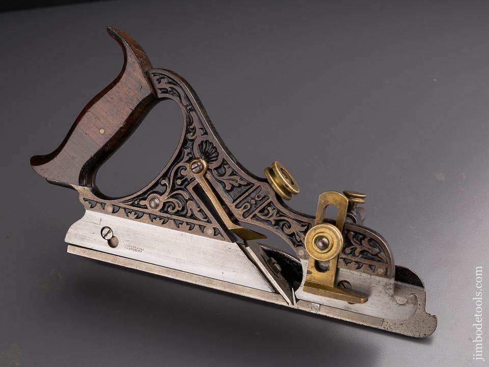 STANLEY MILLER's Patent No. 41 Combination Plane with Filletster Bed & Wraparound Fence NEAR MINT! - 86050
