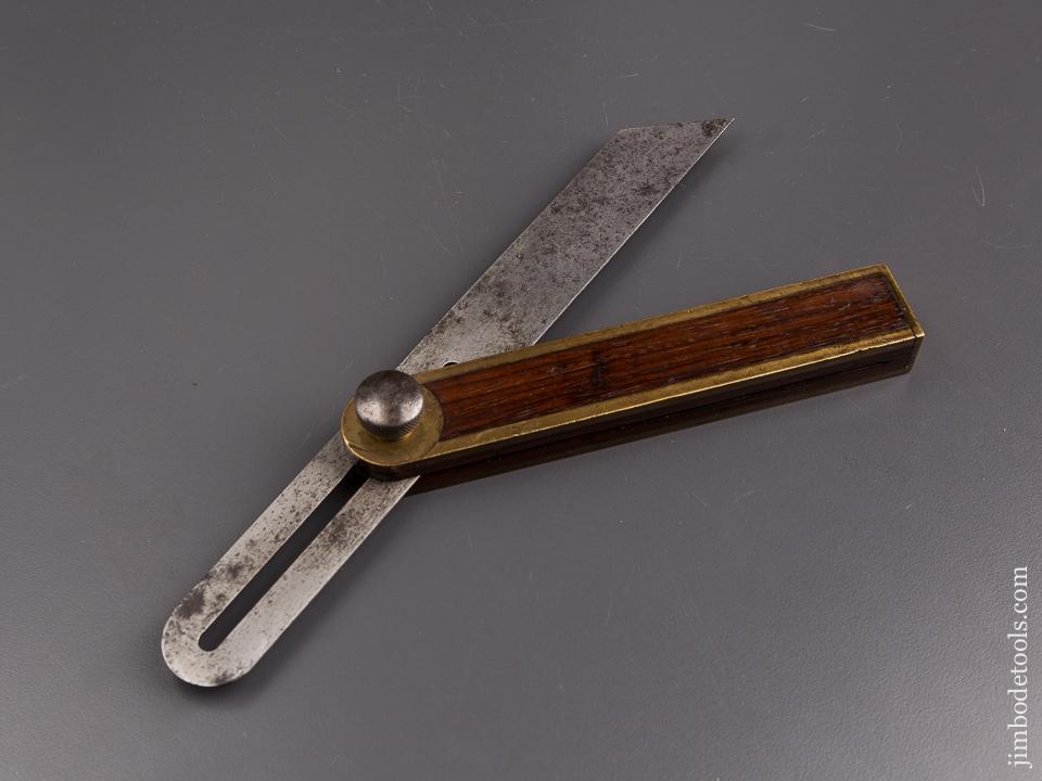 Fine Ten inch GOODELL-PRATT Rosewood & Brass Bevel - 86063