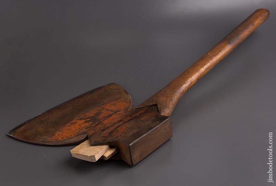 Timber Frame Hewing Offset Broad Axe with Original Paint! - 86066