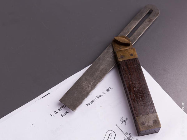 HOWARD's Patent November 5, 1867STAR TOOL CO Eight inch Bevel - 86107