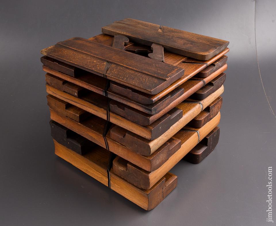 Complete Working Set of MOSELEY Hollows & Rounds Molding Planes EVENS - 86114