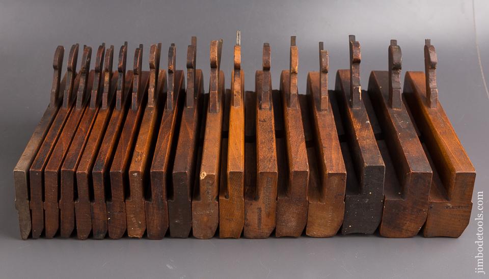 Complete Working Set of MOSELEY Hollows & Rounds Molding Planes EVENS - 86114