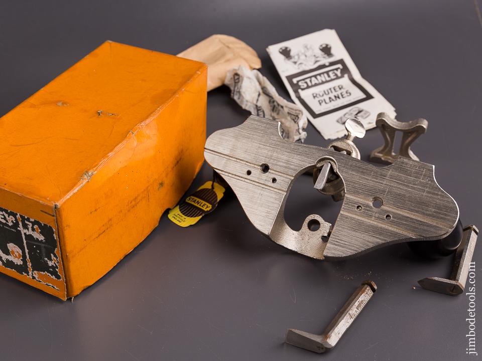 STANLEY No. 71 Router Plane MINT & COMPLETE in Original Box - 86117