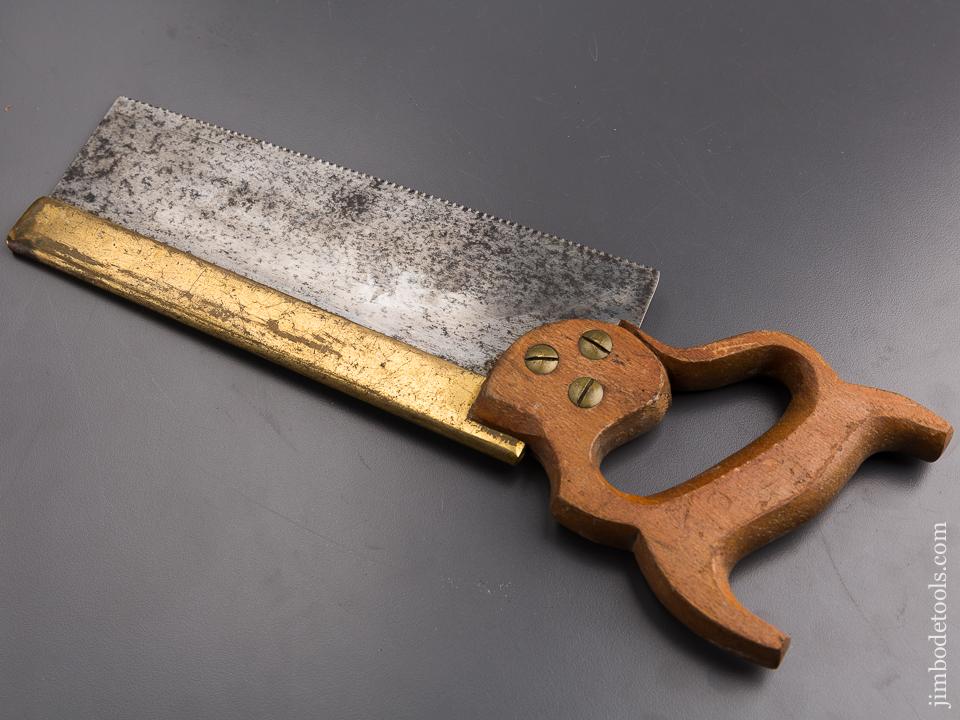 16 point 10 inch Rip W. TYZACK, SONS & TURNER LTD SHEFFIELD No. 120 Brass Back Saw - 86125