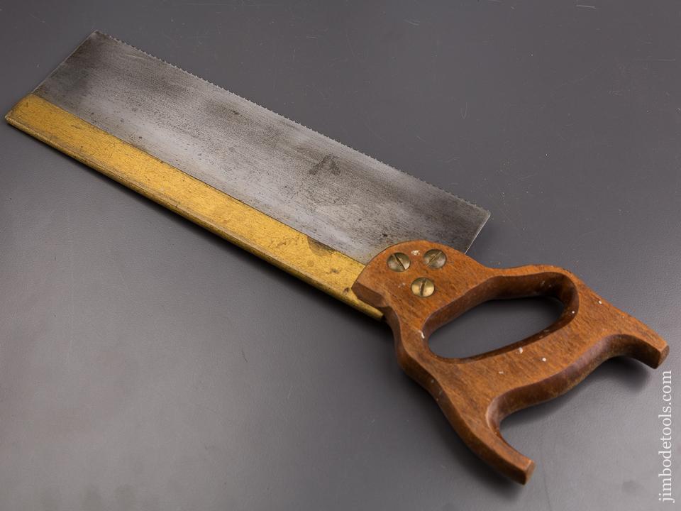 12 point 12 inch Rip TYZACK, SONS & TURNER SHEFFIELD Brass Back Saw - 86126