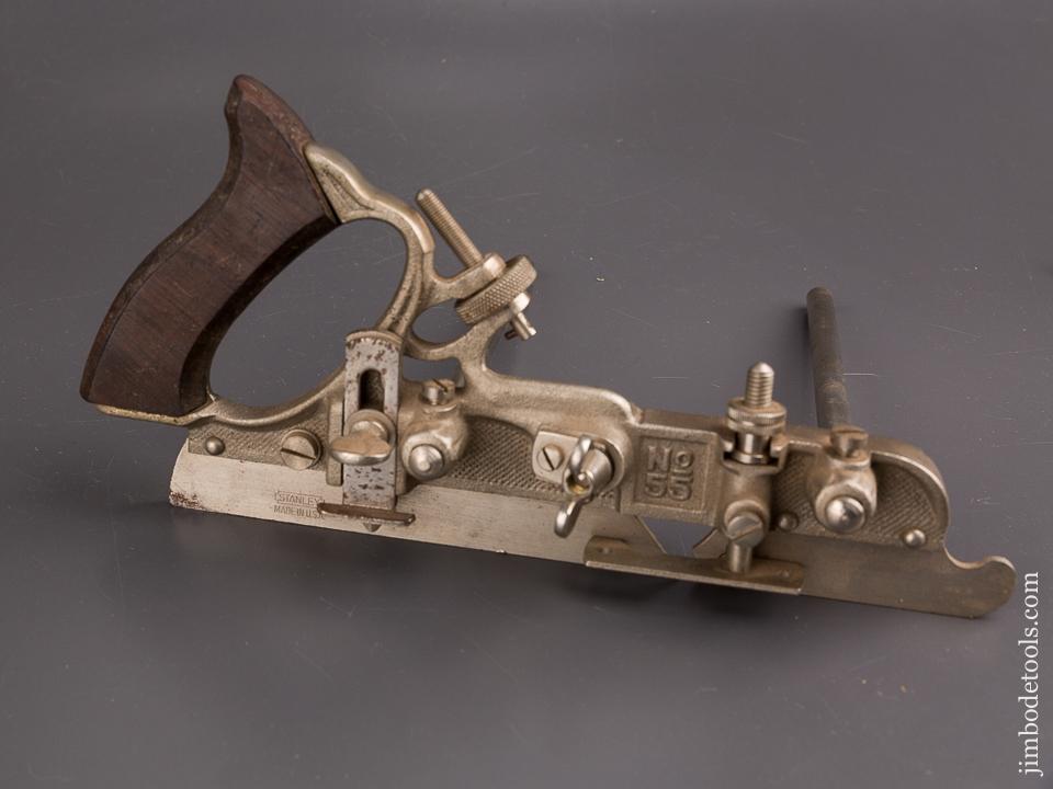 STANLEY No. 55 Combination Plane 100% COMPLETE in Original Box - 86135