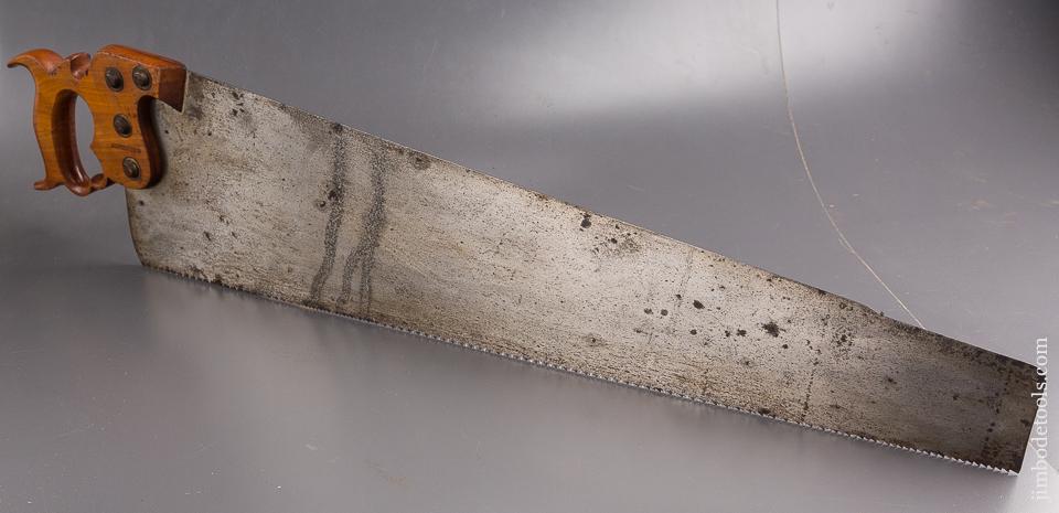 Stunning! DISSTON No. 12 London Spring Rip Hand Saw circa 1871 EXTRA FINE - 91267U