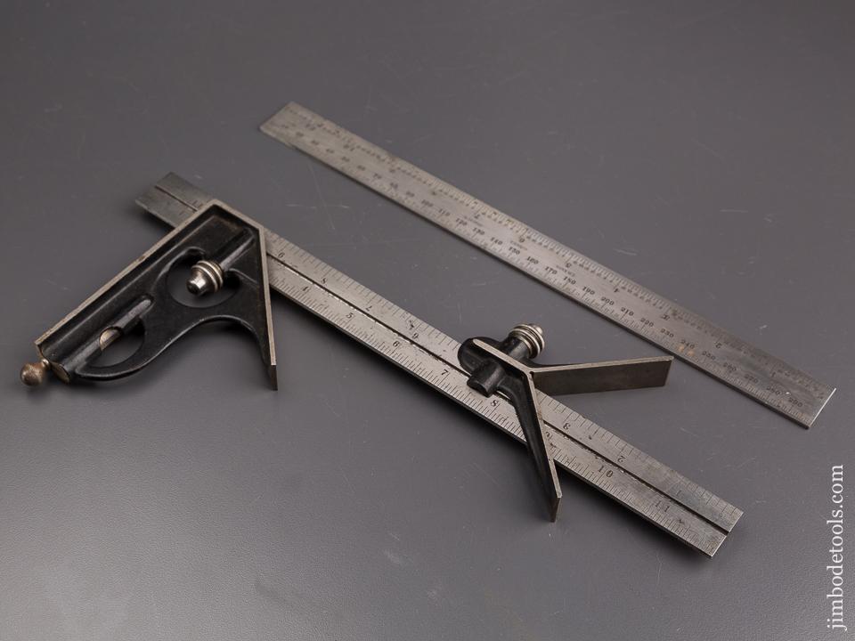 Combination and Center Finding Heads with Two Twelve inch STARRETT Scales - 86162