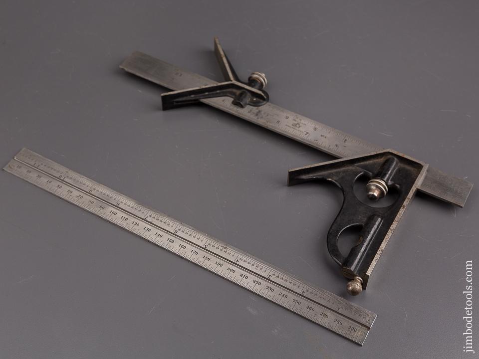 Combination and Center Finding Heads with Two Twelve inch STARRETT Scales - 86162