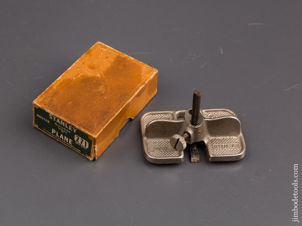 STANLEY No. 271 Miniature Router Plane in Original Box - 86174