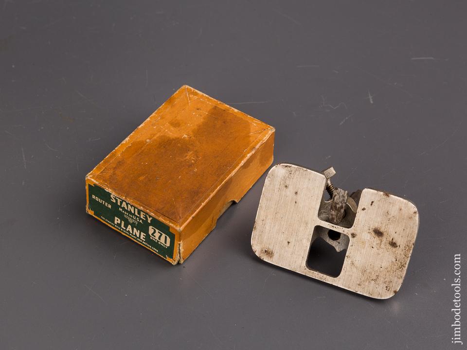 STANLEY No. 271 Miniature Router Plane in Original Box - 86174