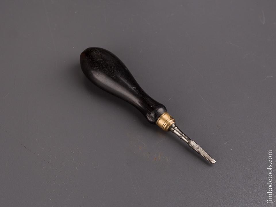 5 1/4 inch Ebony & Brass Gunsmith's Turn Screw - 86179U
