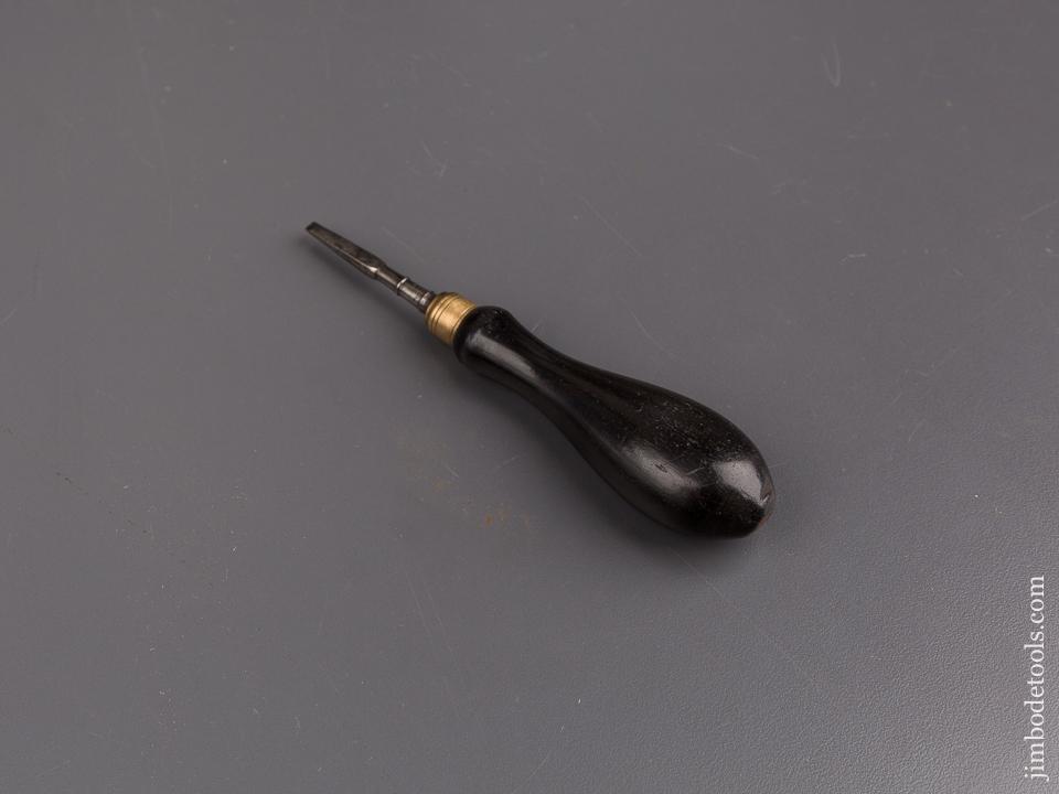5 1/4 inch Ebony & Brass Gunsmith's Turn Screw - 86179U