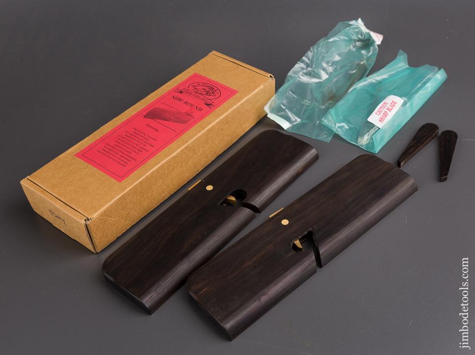 H.N.T. CORDON & CO. Ebony 1/2 inch Side Round Moulding Plane MINT in Original Box - 86192