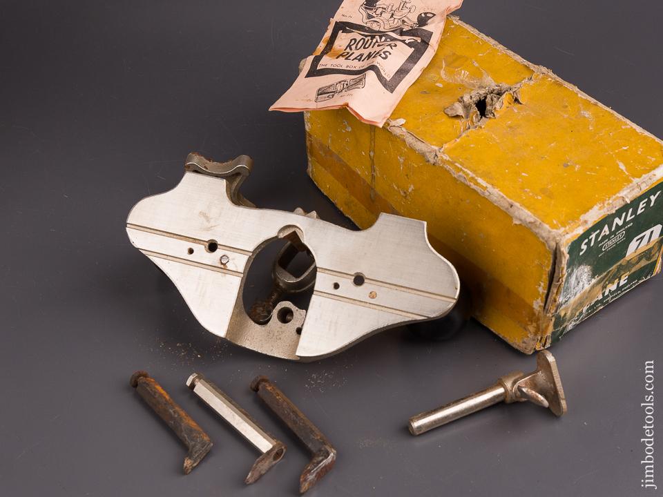 STANLEY No. 71 Router Plane 100% COMPLETE in Original Box - 86217