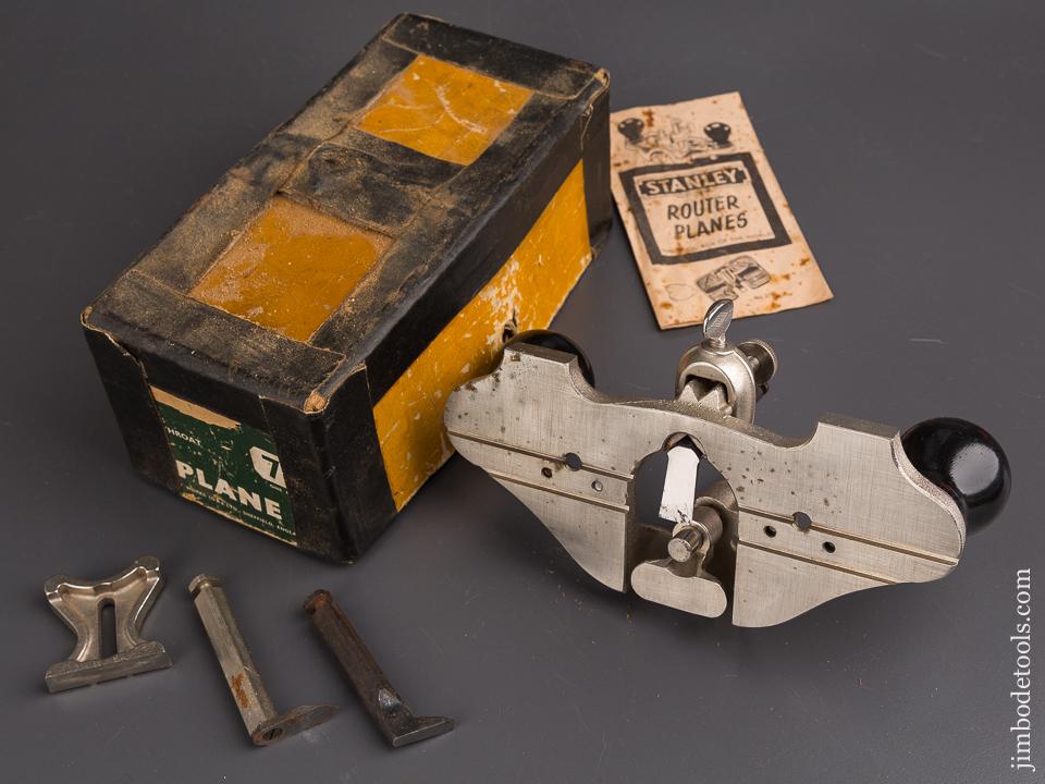 STANLEY No. 71 Router Plane 100% COMPLETE in Original Box - 86226