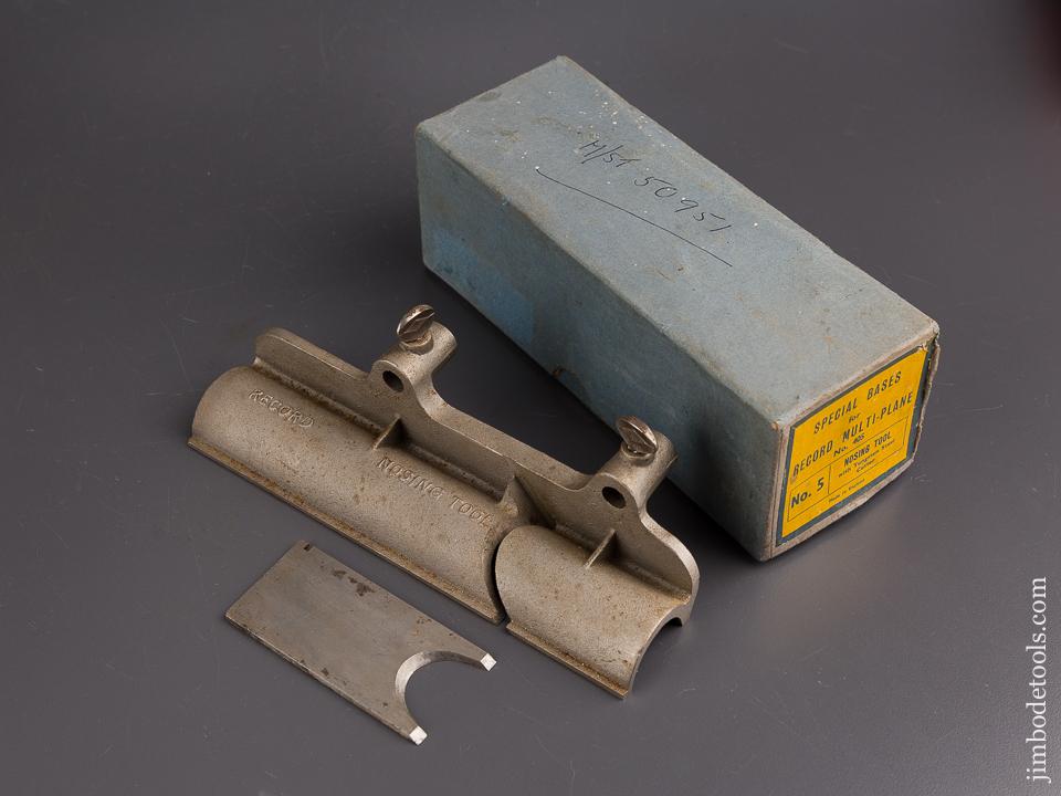 RECORD No. 5 Nosing Tool for RECORD No. 405 Multi-Plane in Original Box - 86228