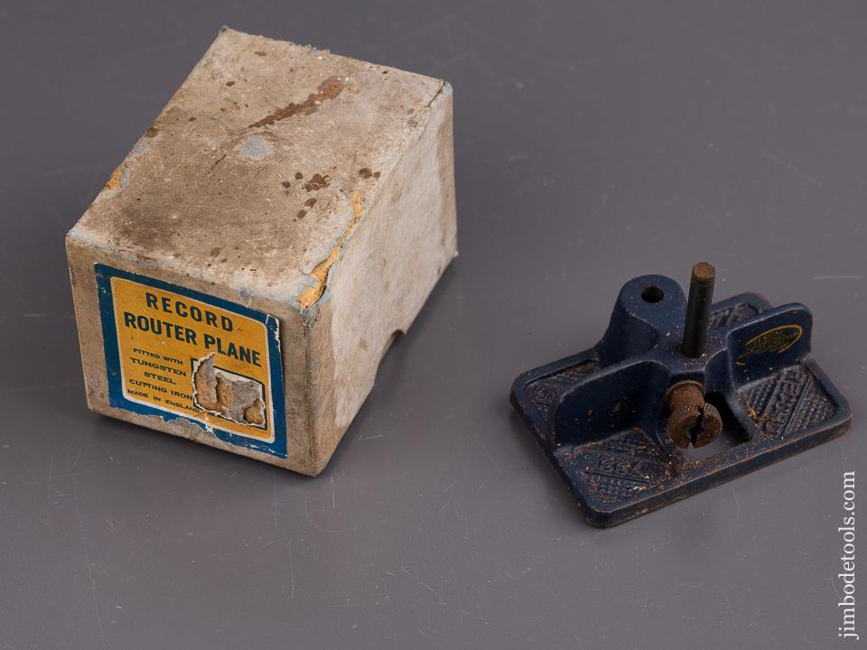 RECORD No. 722 Miniature Router Plane in Original Box - 86232