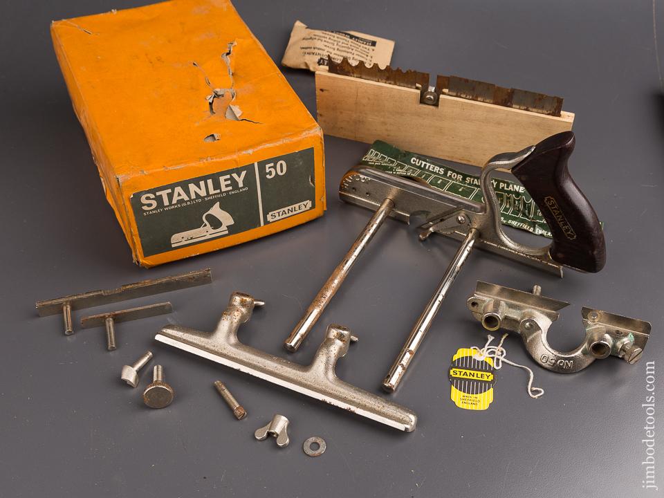 STANLEY No. 50 Light Combination Plane UNUSED in Original Box 100% COMPLETE - 86239