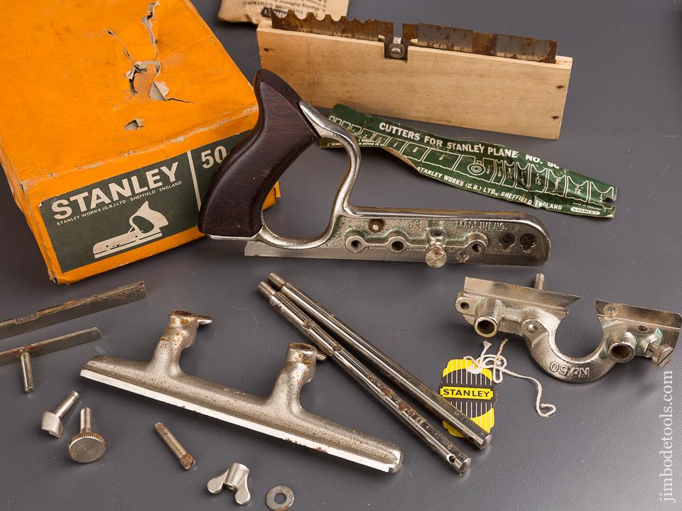 STANLEY No. 50 Light Combination Plane UNUSED in Original Box 100% COMPLETE - 86239
