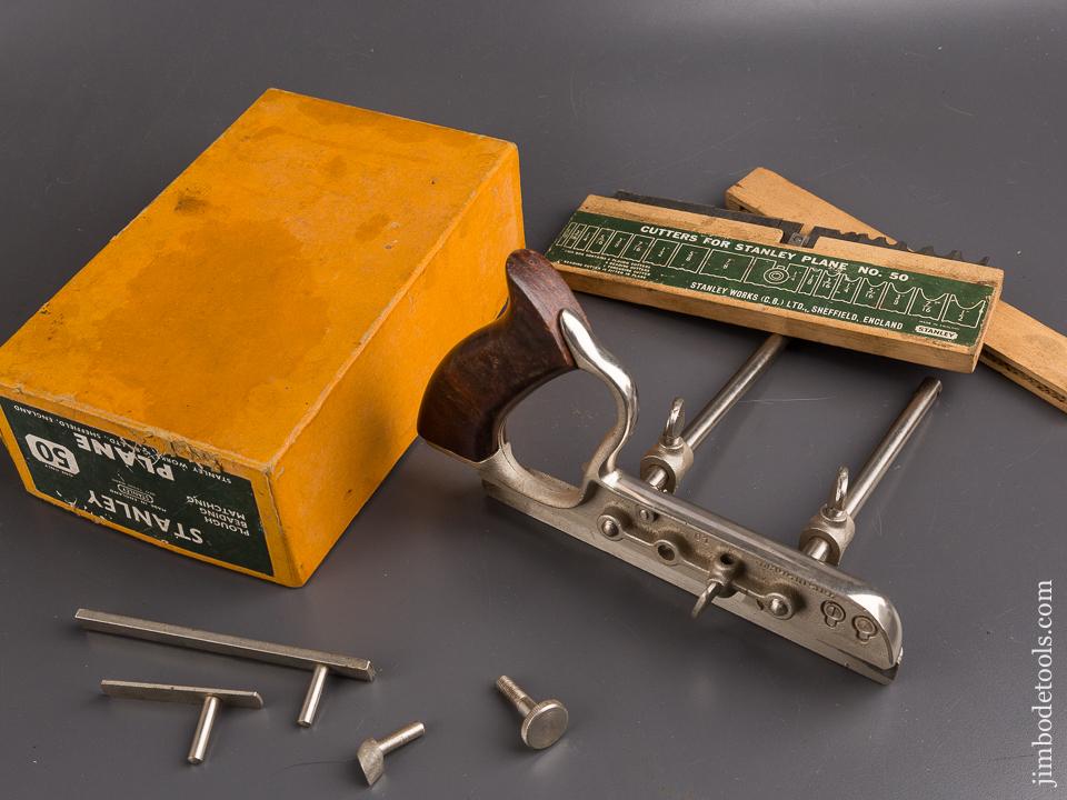 STANLEY No. 50 Light Combination Plane MINT and 100% COMPLETE in Original Box - 86248