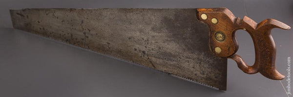6 point 25 inch Rip W. TYZACK, SONS & TURNER SHEFFIELD Hand Saw - 86250