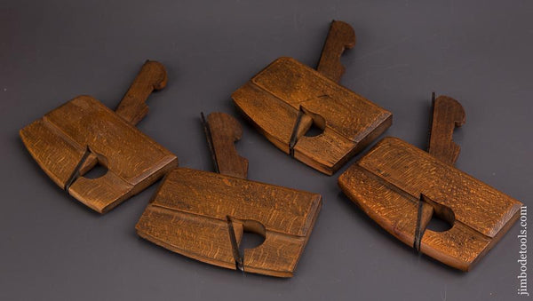 Miniature Compassed Hollow & Round Plane Set by HIELDS NOTTINGHAM circa 1830-1881 FINE - 86257U