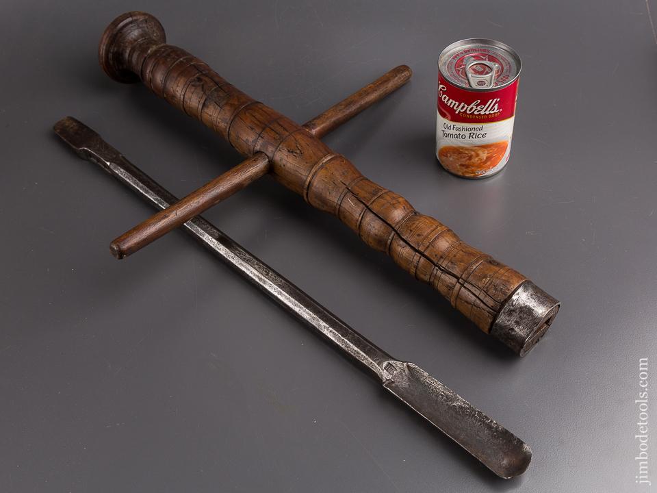 Magnificent 18th Century Timber Frame Spoon Auger 86260 – Jim
