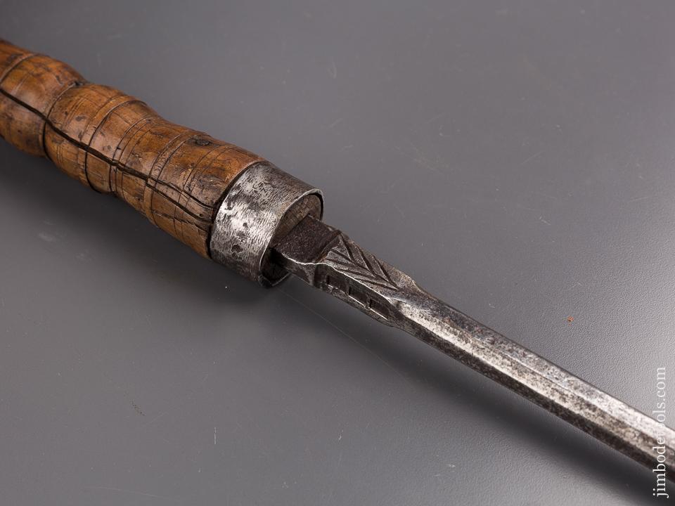 Magnificent 18th Century Timber Frame Spoon Auger - 86260