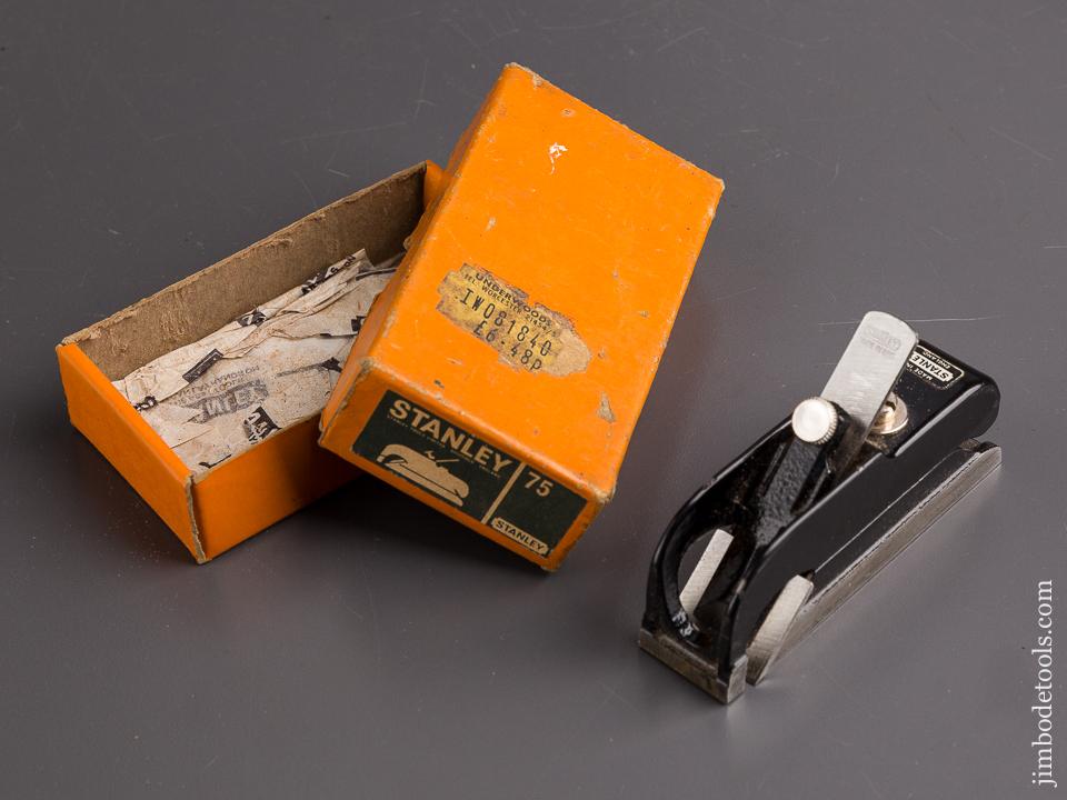 STANLEY No. 75 Bull Nose Rabbet Plane in Original Box - 86261