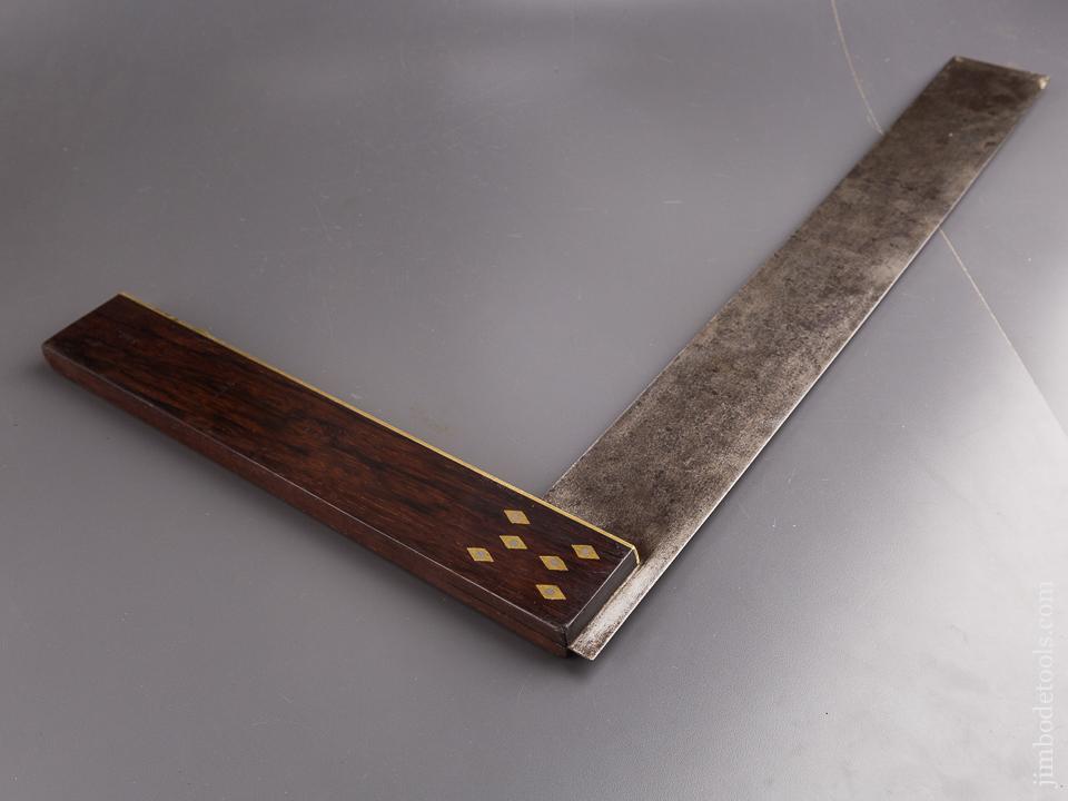 Ridiculous! 27 inch Rosewood, Brass, and Steel Try Square - 86280