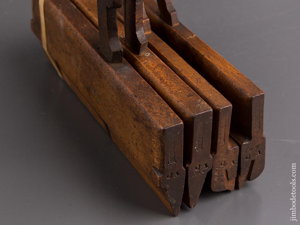 Same Maker Snipe Bills and Side Rabbet Planes by I. BARNES circa 1820 FINE - 86285