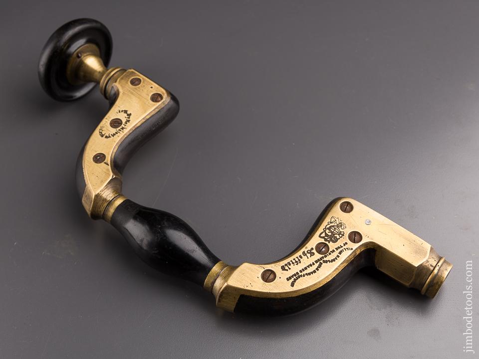Beautiful! MARPLES Ebony & Brass ULTIMATUM Brace - 86297
