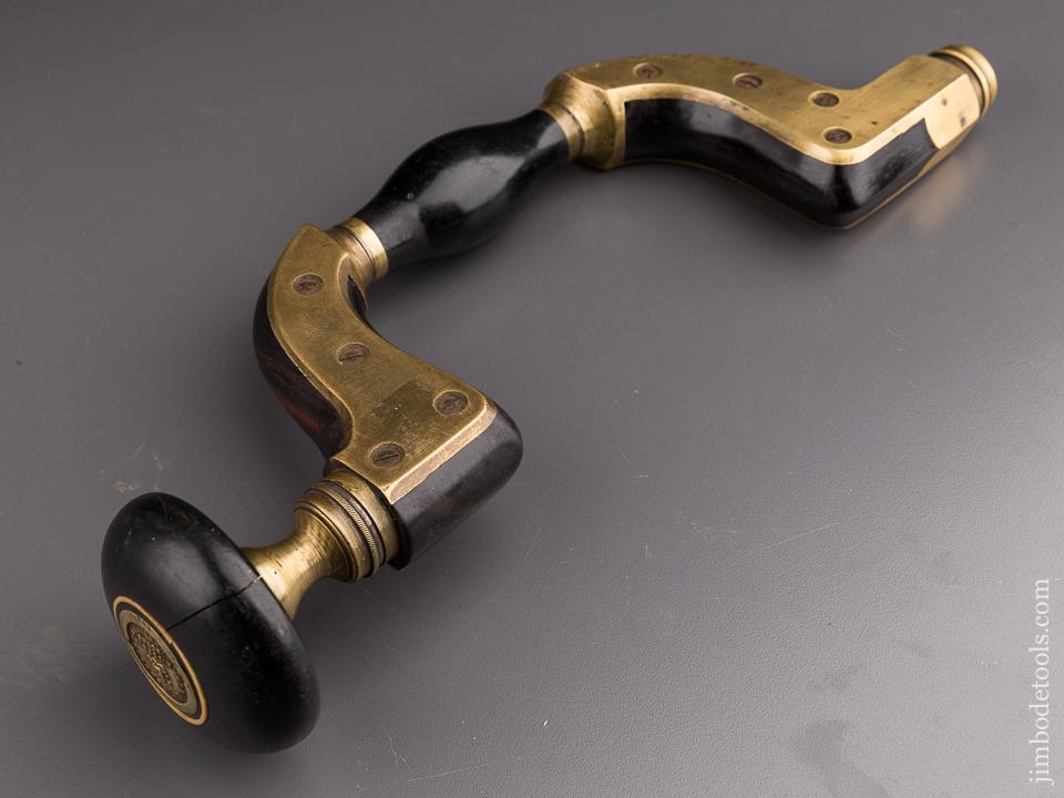 Beautiful! MARPLES Ebony & Brass ULTIMATUM Brace - 86297