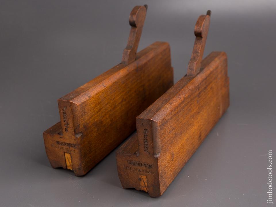 Magnificent Cove, Quirk, and Quarter Round Sash Plane Set FIRST & SECOND Cut by HIGGS 1785-1828 LONDON - 86319