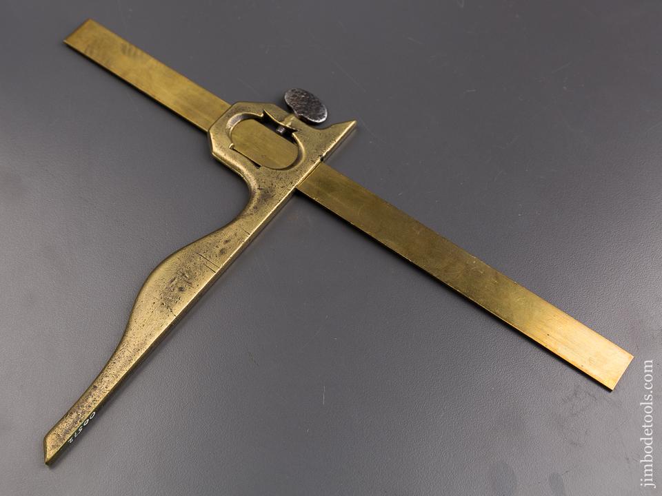 Lovely 8 x 12 inch Brass Depth Square - 86332