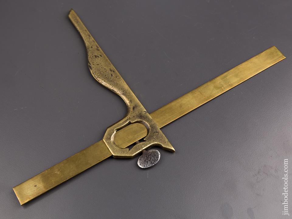 Lovely 8 x 12 inch Brass Depth Square - 86332