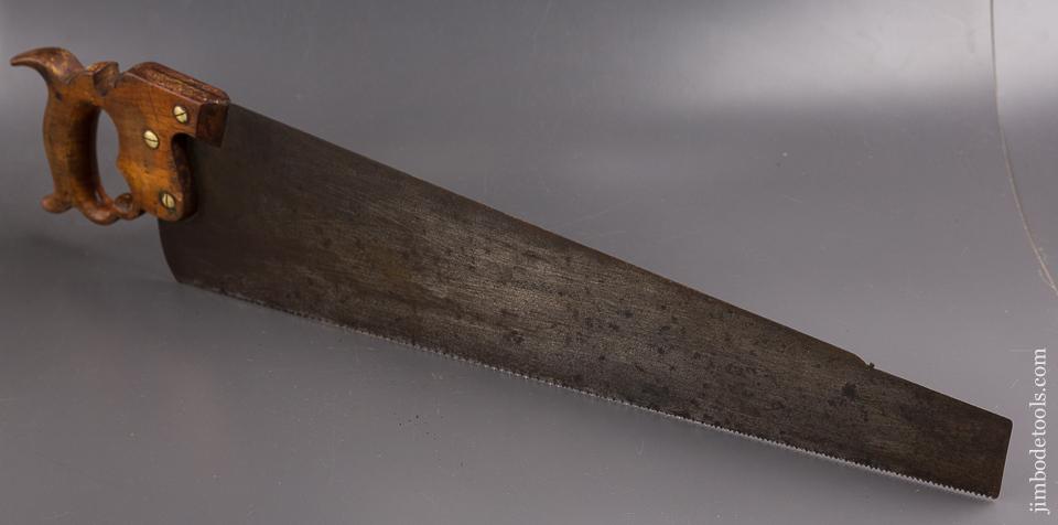 10 point 22 inch Crosscut DISSTON No. 12 London Spring Hand Saw - 86342