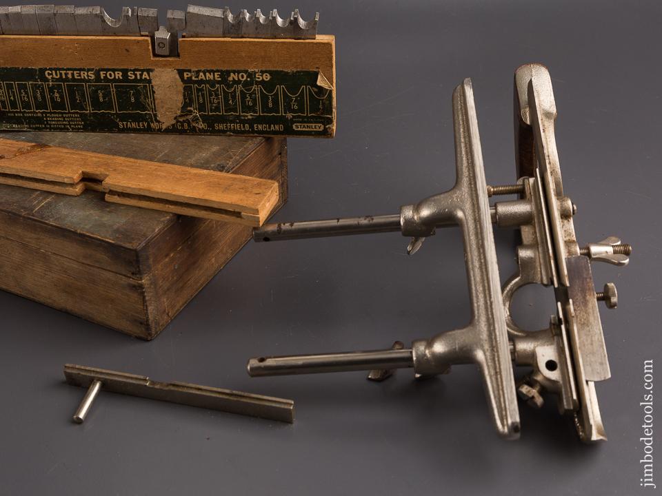 STANLEY No. 50 Light Combination Plane 100% COMPLETE in Wooden Box - 86362