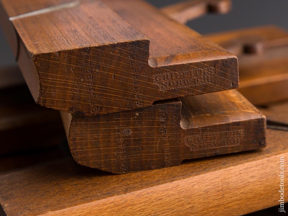 AMAZING Full Set of 36! Skewed Hollows & Rounds Moulding Planes by GRIFFITHS NORWICH circa 1803-1958 WOW - 86370U