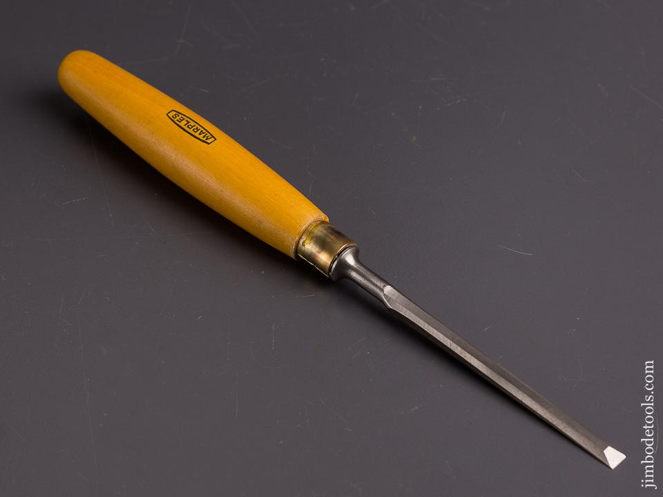 MINT 1/4 x 9 1/2 inch MARPLES Boxwood Handled Tang Firmer Chisels UNUSED - 86371