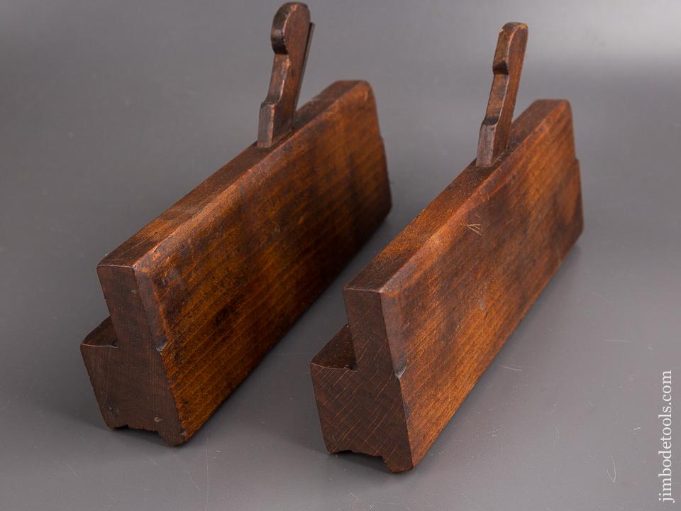 Matched Pair of 9/16 inch MOSELEY & SON First & Second Cut Sash Moulding Planes circa 1838-61 FINE - 86372