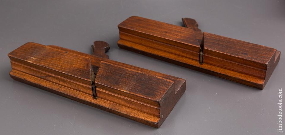 Matched Pair of 9/16 inch MOSELEY & SON First & Second Cut Sash Moulding Planes circa 1838-61 FINE - 86372